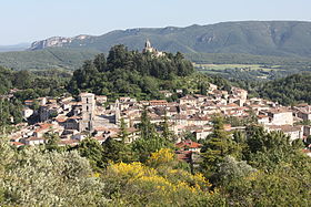 Image ville Forcalquier vue du ciel